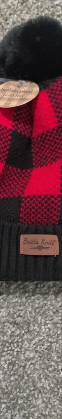 Red and Black Buffalo Plaid Crossbody Bag & Hat - Picture 3 of 12